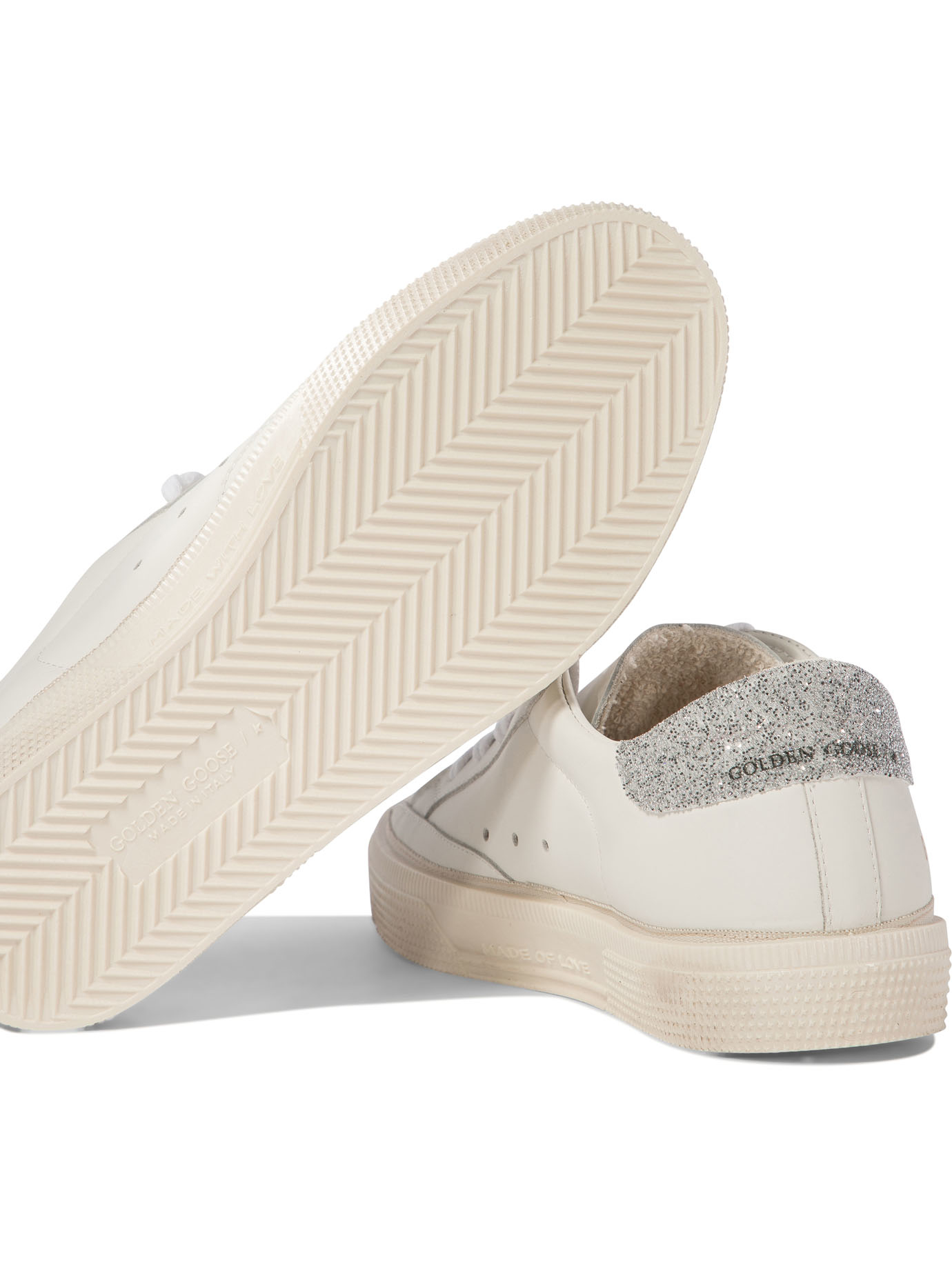 GOLDEN GOOSE KIDS White May sneakers